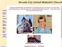 Tablet Screenshot of nevadacitymethodist.com